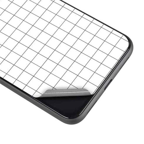 White Grid Google Pixel 4 XL Skin